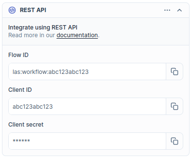 REST API Input Integration